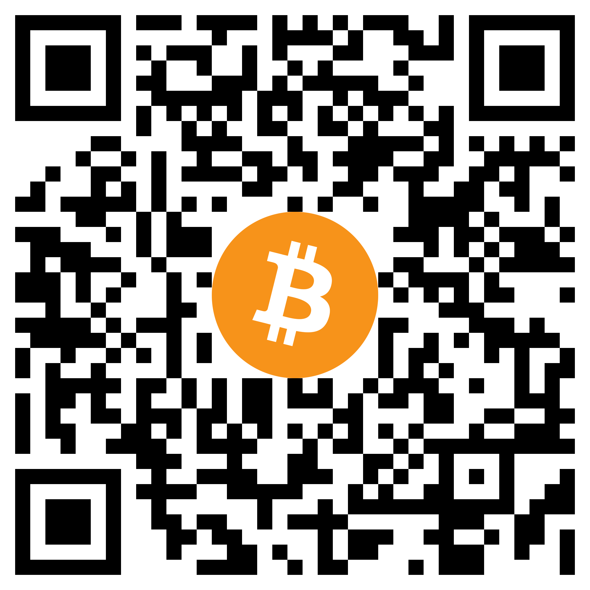 Bitcoin donation QR code