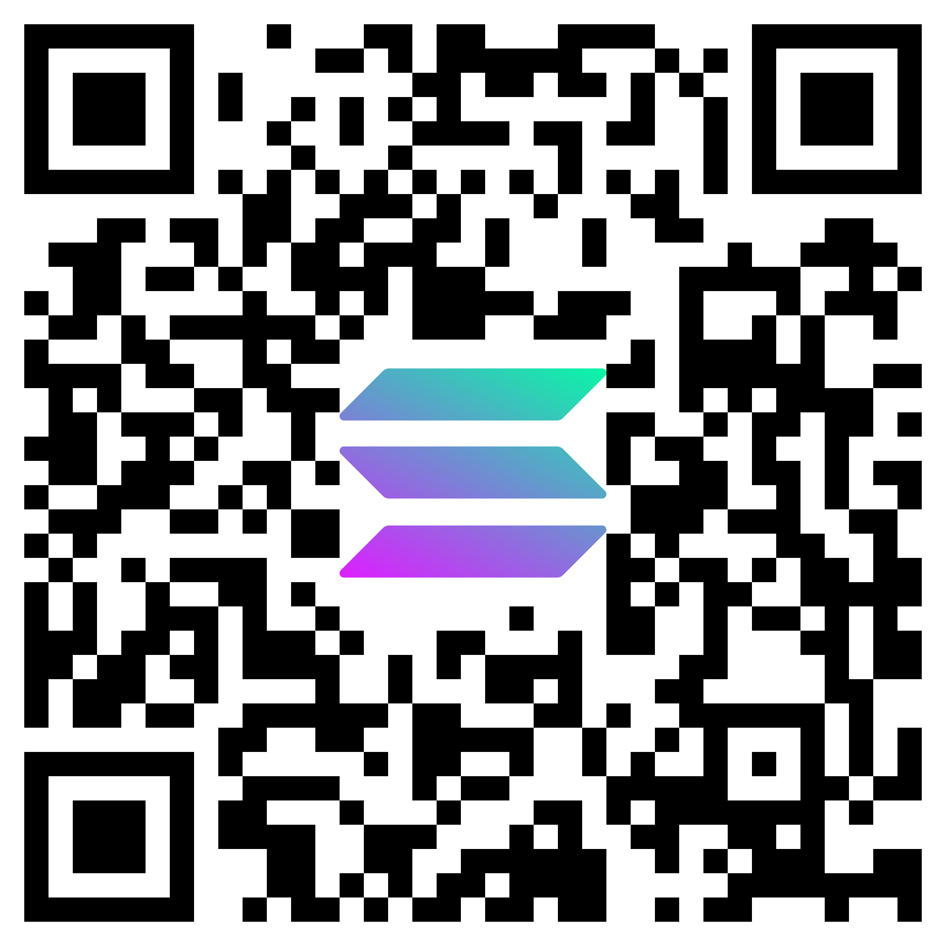 Solana donation QR code